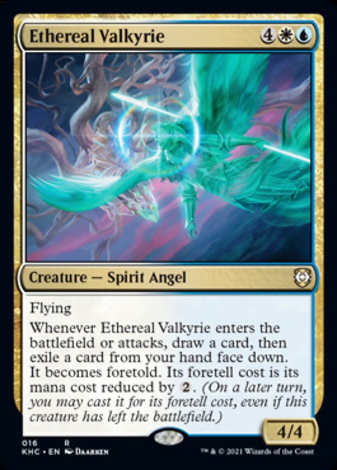 Ethereal Valkyrie [Kaldheim Commander] | Spectrum Games