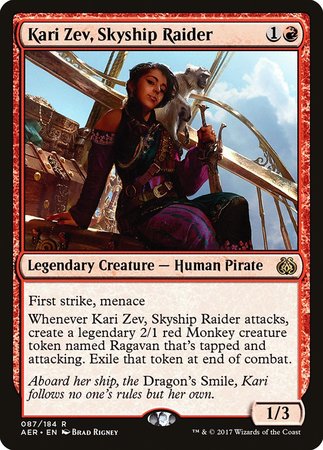 Kari Zev, Skyship Raider [Aether Revolt] | Spectrum Games