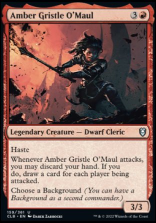 Amber Gristle O'Maul [Commander Legends: Battle for Baldur's Gate] | Spectrum Games