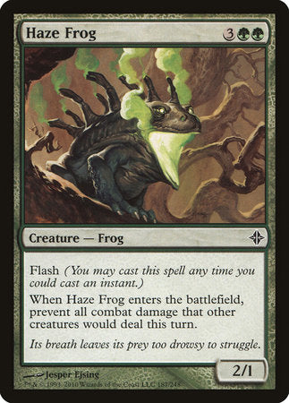 Haze Frog [Rise of the Eldrazi] | Spectrum Games