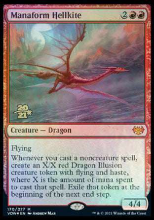 Manaform Hellkite [Innistrad: Crimson Vow Prerelease Promos] | Spectrum Games