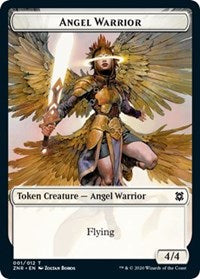 Angel Warrior // Insect Double-sided Token [Zendikar Rising Tokens] | Spectrum Games