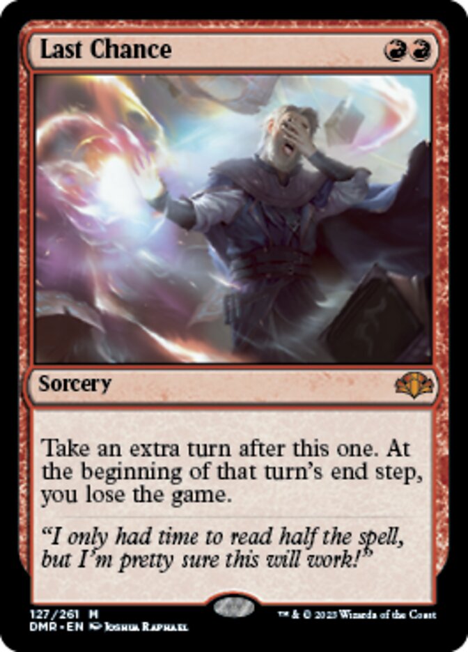 Last Chance [Dominaria Remastered] | Spectrum Games