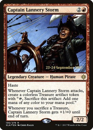 Captain Lannery Storm [Ixalan Promos] | Spectrum Games