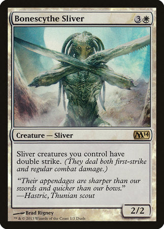 Bonescythe Sliver [Duels of the Planeswalkers Promos 2013] | Spectrum Games