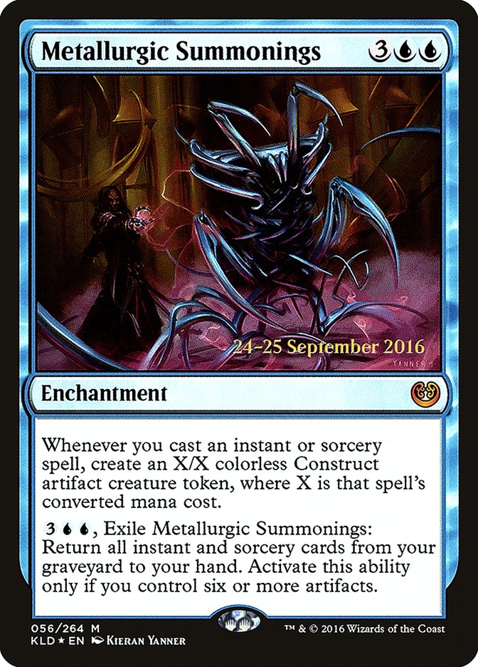 Metallurgic Summonings  [Kaladesh Prerelease Promos] | Spectrum Games