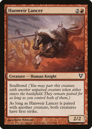 Hanweir Lancer [Avacyn Restored] | Spectrum Games