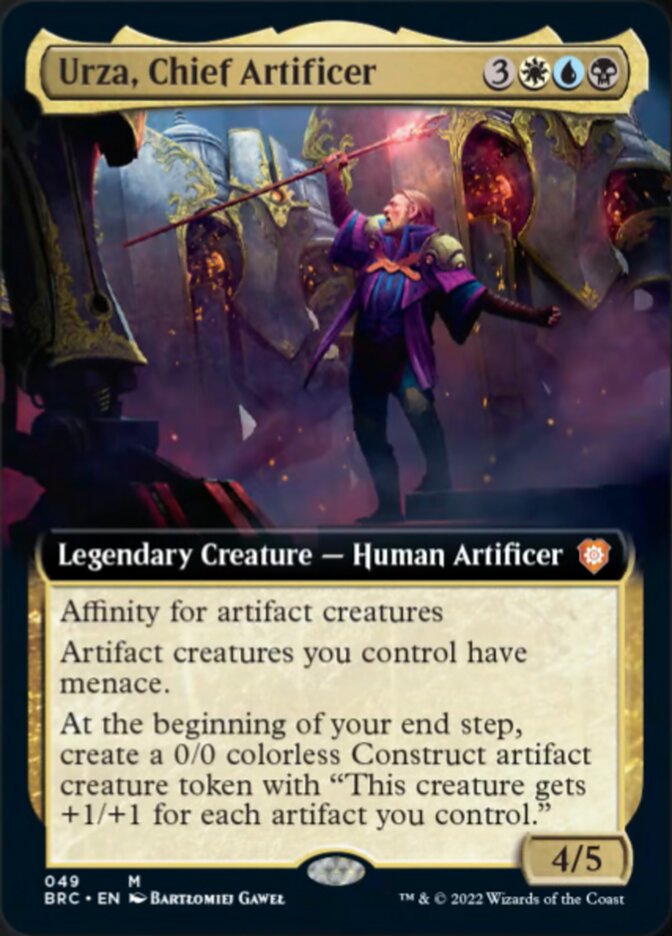 Urza, Chief Artificer (Extended Art) [The Brothers' War Commander] | Spectrum Games