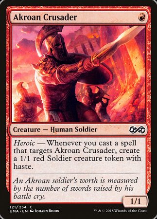 Akroan Crusader [Ultimate Masters] | Spectrum Games