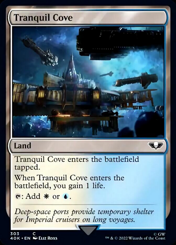 Tranquil Cove (Surge Foil) [Universes Beyond: Warhammer 40,000] | Spectrum Games