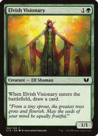 Elvish Visionary [Commander 2015] | Spectrum Games