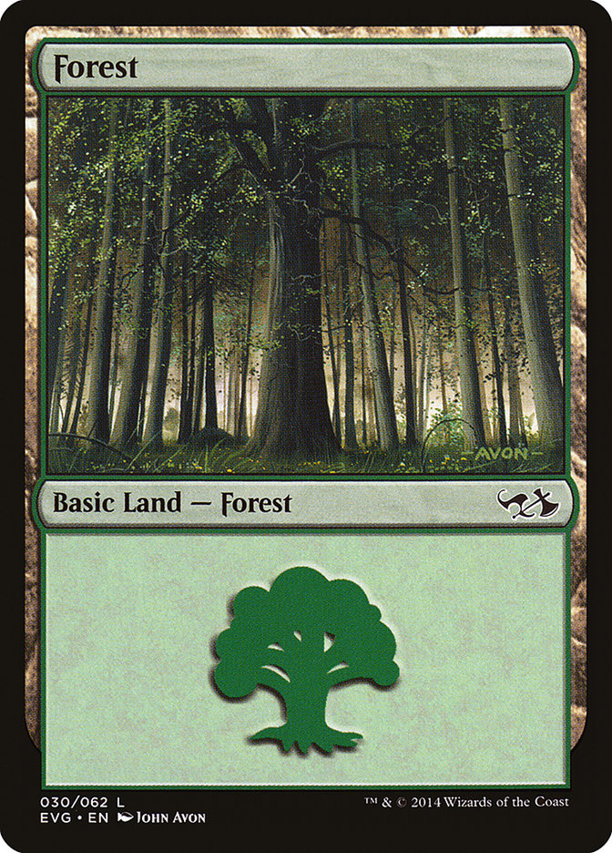 Forest (30) (Elves vs. Goblins) [Duel Decks Anthology] | Spectrum Games