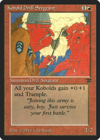 Kobold Drill Sergeant [Legends] | Spectrum Games