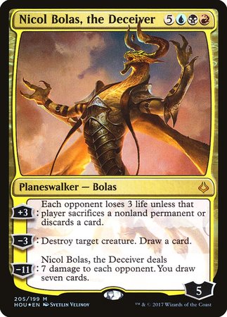 Nicol Bolas, the Deceiver [Hour of Devastation] | Spectrum Games