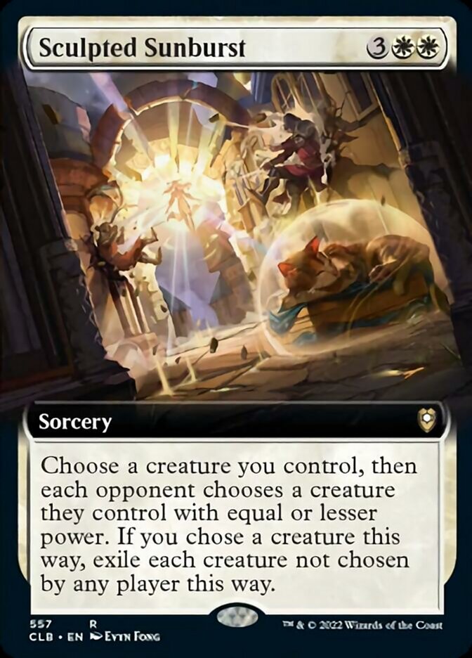 Sculpted Sunburst (Extended Art) [Commander Legends: Battle for Baldur's Gate] | Spectrum Games