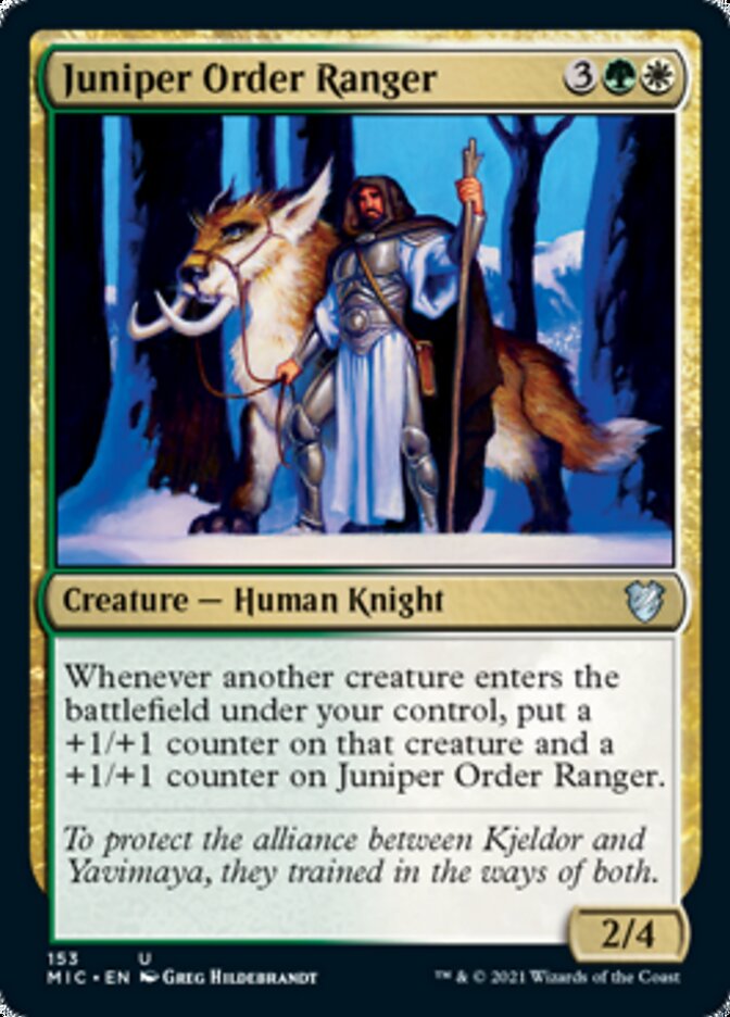 Juniper Order Ranger [Innistrad: Midnight Hunt Commander] | Spectrum Games