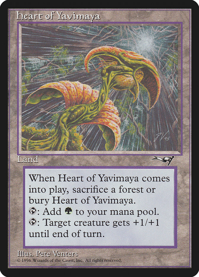 Heart of Yavimaya [Alliances] | Spectrum Games
