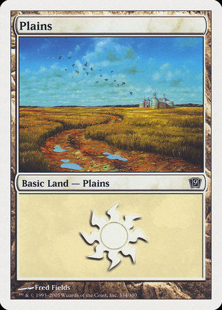 Plains (334) [Ninth Edition] | Spectrum Games