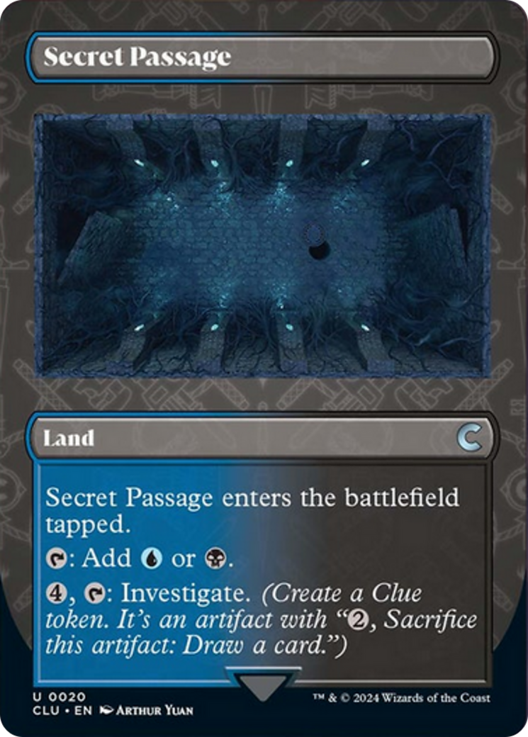 Secret Passage (Borderless) [Ravnica: Clue Edition] | Spectrum Games