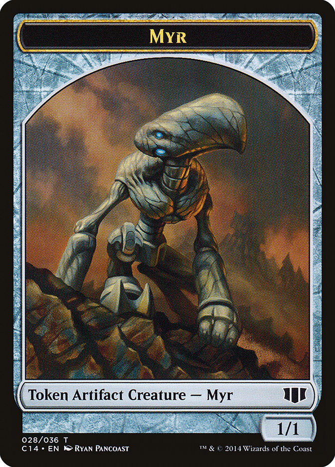 Myr // Pentavite Double-sided Token [Commander 2014 Tokens] | Spectrum Games