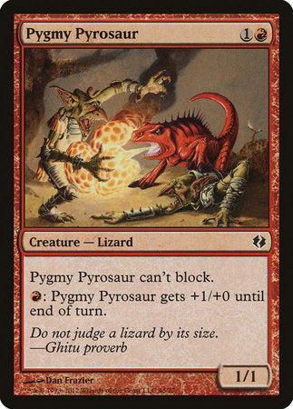 Pygmy Pyrosaur [Duel Decks: Venser vs. Koth] | Spectrum Games
