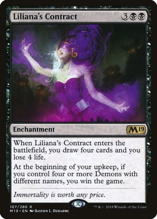 Liliana's Contract [Core Set 2019] | Spectrum Games