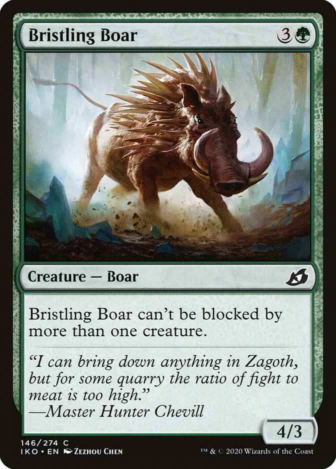 Bristling Boar [Ikoria: Lair of Behemoths] | Spectrum Games