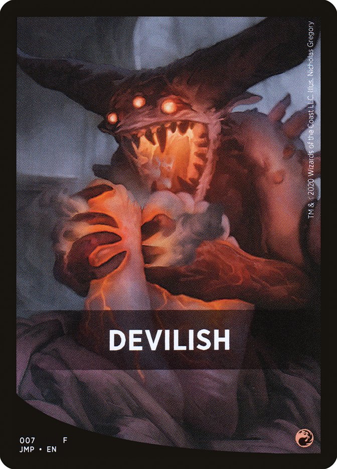 Devilish Theme Card [Jumpstart Front Cards] | Spectrum Games