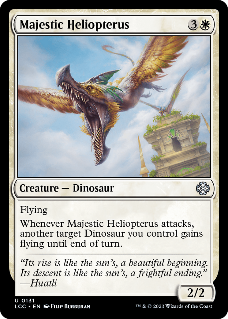 Majestic Heliopterus [The Lost Caverns of Ixalan Commander] | Spectrum Games