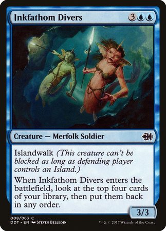 Inkfathom Divers [Duel Decks: Merfolk vs. Goblins] | Spectrum Games
