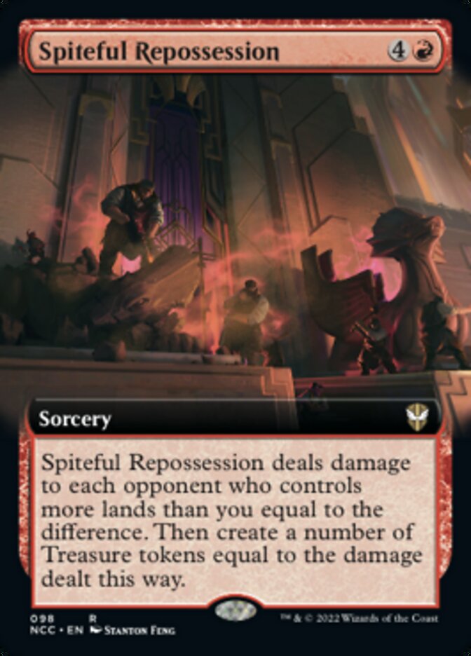 Spiteful Repossession (Extended Art) [Streets of New Capenna Commander] | Spectrum Games