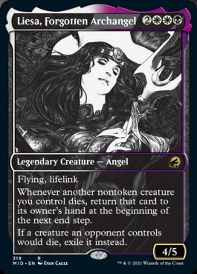 Liesa, Forgotten Archangel (Showcase Eternal Night) [Innistrad: Midnight Hunt] | Spectrum Games