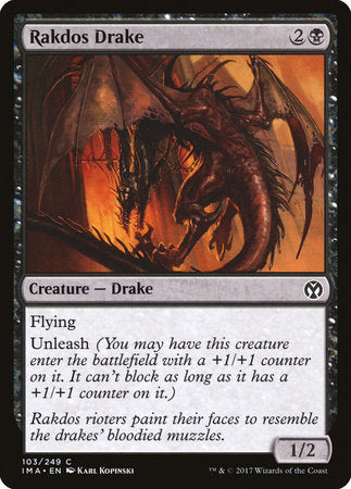 Rakdos Drake [Iconic Masters] | Spectrum Games