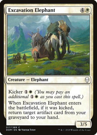 Excavation Elephant [Dominaria] | Spectrum Games