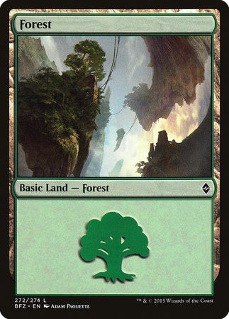 Forest (272) [Battle for Zendikar] | Spectrum Games