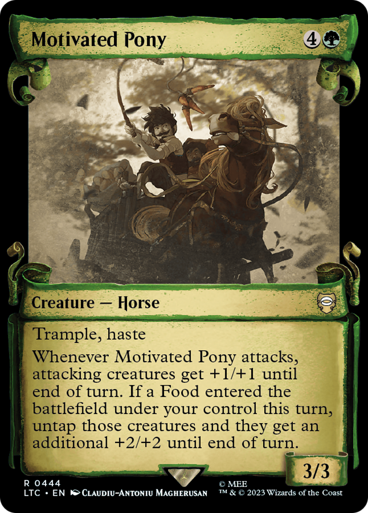 Motivated Pony [The Lord of the Rings: Tales of Middle-Earth Commander Showcase Scrolls] | Spectrum Games