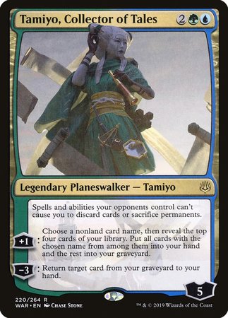 Tamiyo, Collector of Tales [War of the Spark] | Spectrum Games