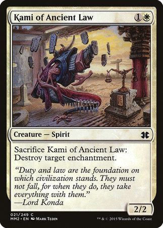 Kami of Ancient Law [Modern Masters 2015] | Spectrum Games