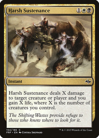 Harsh Sustenance [Fate Reforged] | Spectrum Games