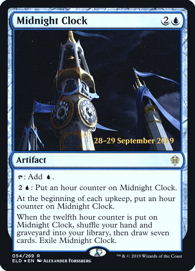 Midnight Clock  [Throne of Eldraine Prerelease Promos] | Spectrum Games