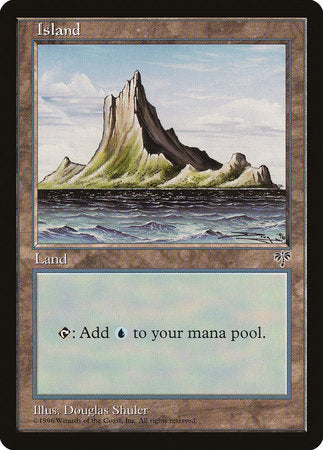 Island (Off-Center Spire) [Mirage] | Spectrum Games