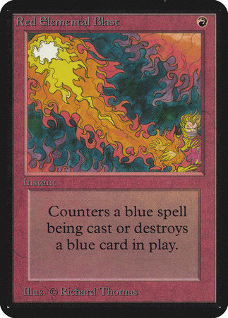 Red Elemental Blast [Limited Edition Alpha] | Spectrum Games