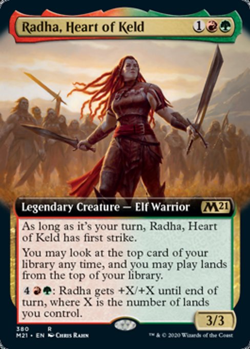 Radha, Heart of Keld (Extended Art) [Core Set 2021] | Spectrum Games