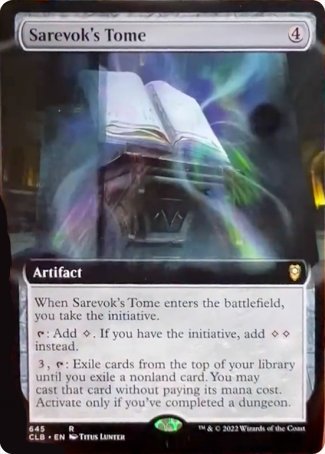 Sarevok's Tome (Extended Art) [Commander Legends: Battle for Baldur's Gate] | Spectrum Games