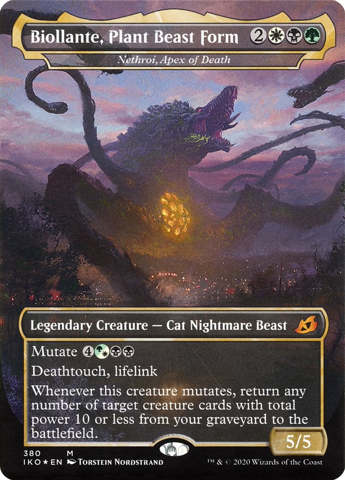 Nethroi, Apex of Death - Biollante, Plant Beast Form (Godzilla Series) [Ikoria: Lair of Behemoths] | Spectrum Games