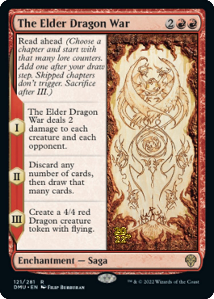 The Elder Dragon War [Dominaria United Prerelease Promos] | Spectrum Games