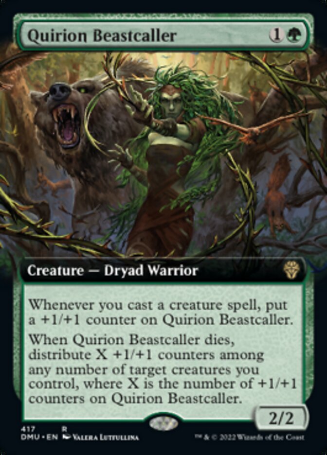 Quirion Beastcaller (Extended Art) [Dominaria United] | Spectrum Games