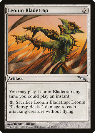 Leonin Bladetrap [Mirrodin] | Spectrum Games