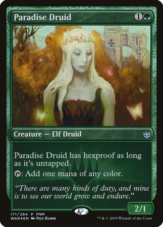 Paradise Druid [War of the Spark Promos] | Spectrum Games