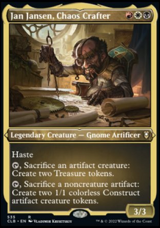 Jan Jansen, Chaos Crafter (Foil Etched) [Commander Legends: Battle for Baldur's Gate] | Spectrum Games